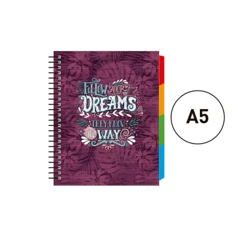 Imagen CUADERNO DE NOTAS A5 120 H. DREAMS