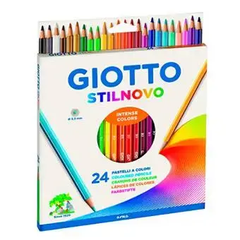 Imagen LAPICES DE COLORES STILNOVO C/24. GIOTTO