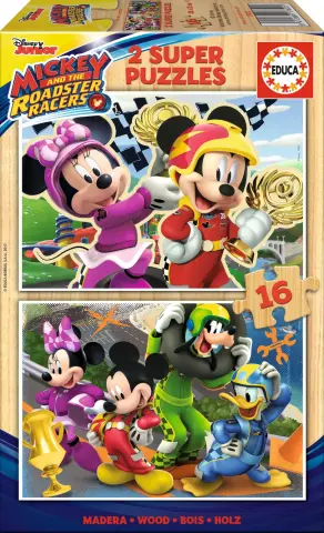 Imagen PUZZLES MICKEY SUPERPILOTO 2X16 PZAS. 