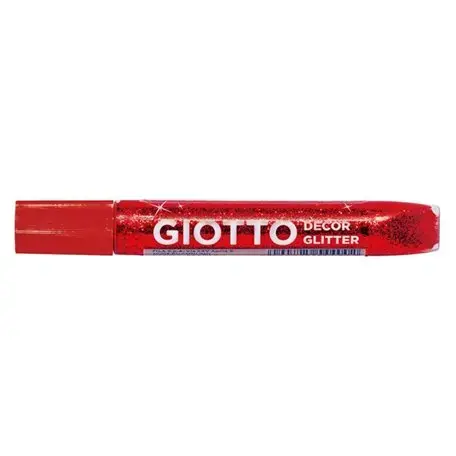 Imagen GLITTER GLUE ROJO 10,5 ML. GIOTTO