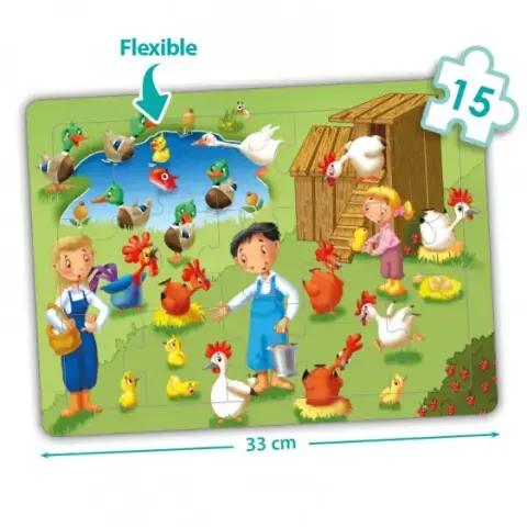 Imagen PACK DE 4 PUZZLES COOPERATIVOS-LA GRANJA 3