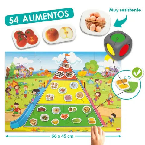 Imagen LA PIRMIDE DE LA BUENA ALIMENTACIN