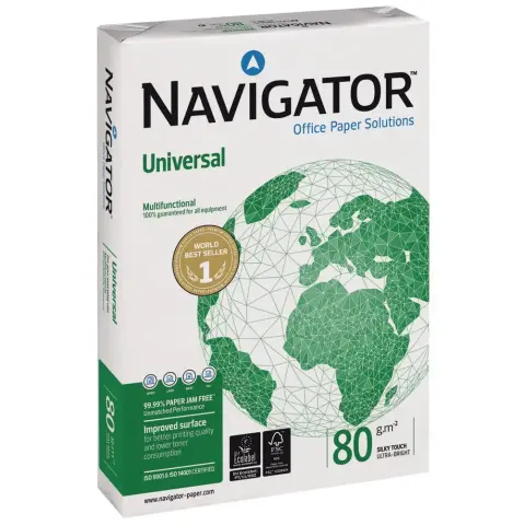 Imagen PAPEL A4 80GR. NAVIGATOR. PAQUETE 500 HOJAS