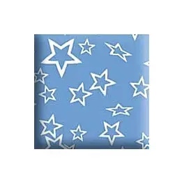 Imagen LMINA GOMA EVA AZUL ESTRELLAS BLANCAS 50 x 33 cm.