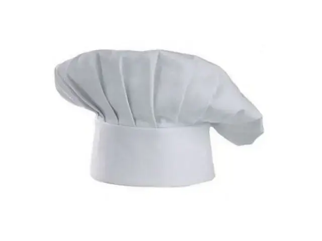 Imagen GORRO COCINERO TELA BLANCO 