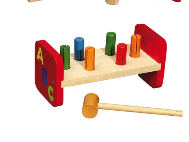 Imagen JUEGO MARTILLO CON PALOS MADERA