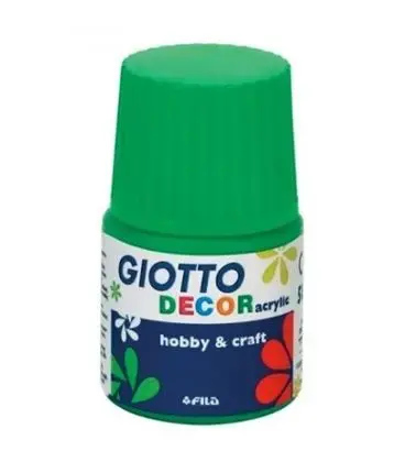 Imagen TEMPERA ACRLICA VERDE OSCURO 50ML. GIOTTO