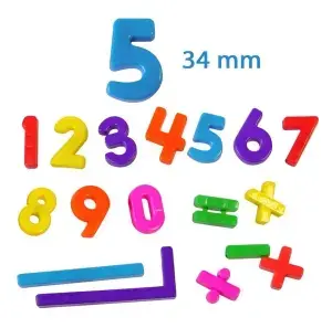 Imagen NUMEROS MAGNETICOS 54 PZAS. 