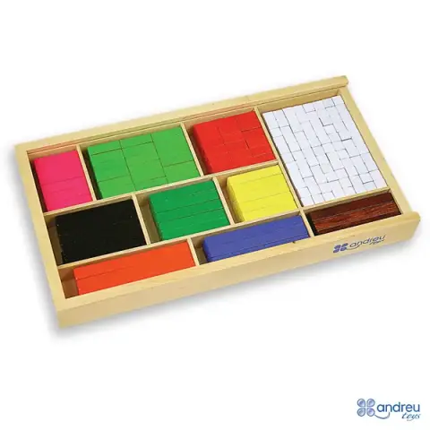 Imagen JUEGO REGLETAS MADERA 308 PZAS. AT