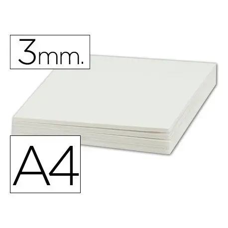 Imagen CARTON PLUMA BLANCO A4 3 MM. CG