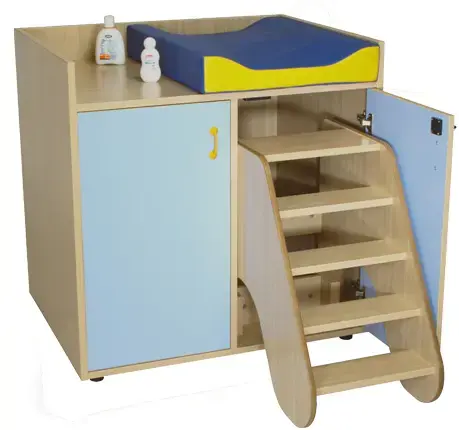 Imagen MUEBLE CAMBIADOR CON ESCALERA 