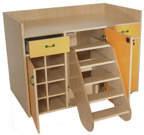 Imagen MUEBLE CAMBIADOR CON ESCALERA