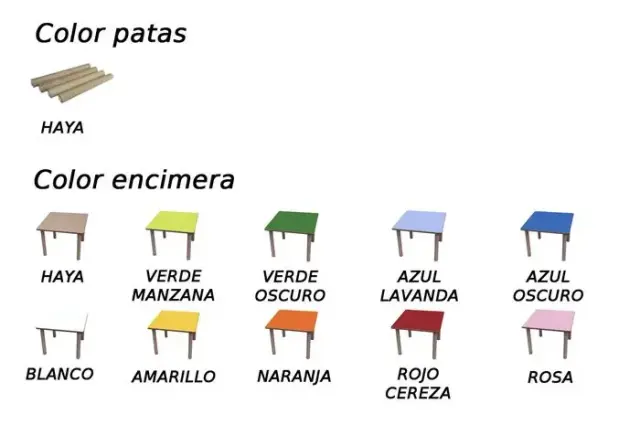 Imagen MESA SEMIREDONDA 120 x 60 cm 3