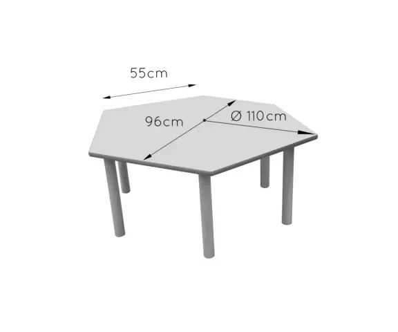 Imagen MESA HEXAGONAL 2