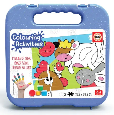 Imagen ANIMALES DE LA GRANJA COLOURING ACTIVITIES. EDUCA