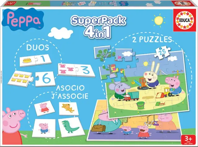 Imagen SUPERPACK PEPPA PIG. EDUCA