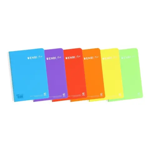 Imagen CUADERNO 4 LISO PP 80H. 90 GR. ENRI