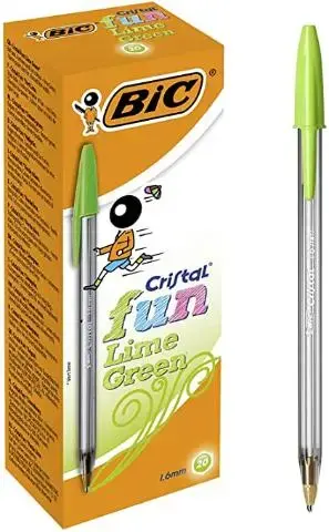 Imagen BOLIGRAFO BIC CRISTAL FUN VERDE LIMA