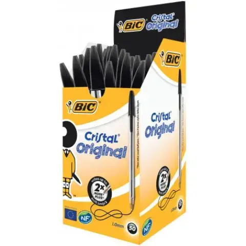 Imagen BOLIGRAFO BIC CRISTAL NEGRO