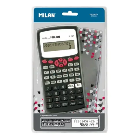 Imagen CALCULADORA CIENTIFICA M240 RED. MILAN