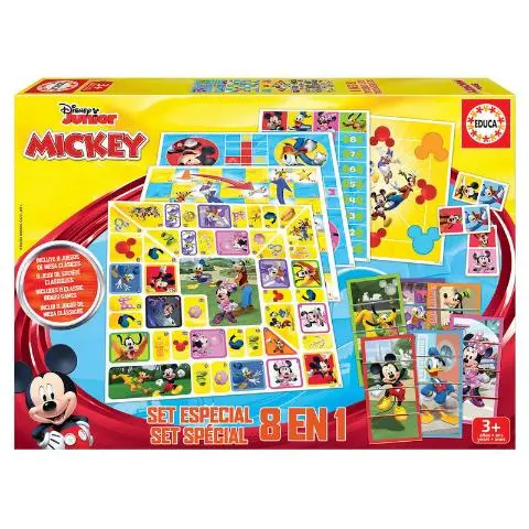 Imagen SET 8 JUEGOS EN 1. MICKEY 