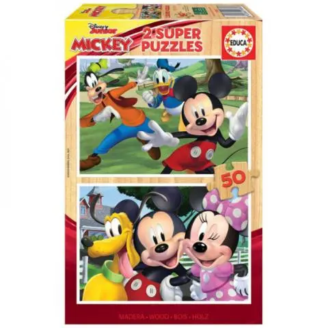 Imagen PUZZLES MICKEY & FRIENDS 2X50 PZAS. EDUCA