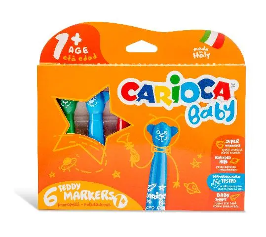 Imagen ROTULADORES DE COLORES TEDDY. CARIOCA