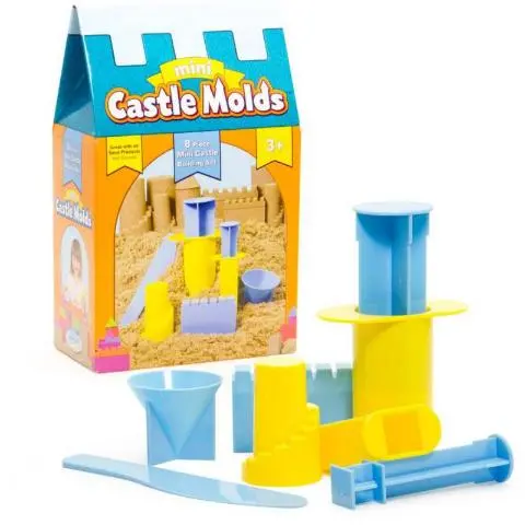 Imagen MINI MOLDES PARA HACER CASTILLOS ARENA KINETICA