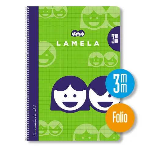 Imagen CUADERNO FOLIO 3 MM 80 H. 70 GRS. LAMELA