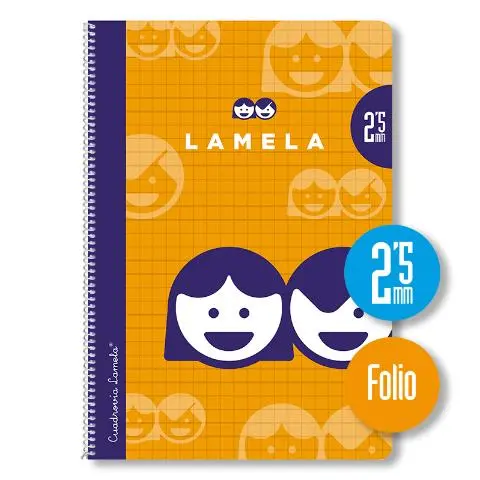 Imagen CUADERNO FOLIO 2,5MM. 80 H. 70 GRS. LAMELA