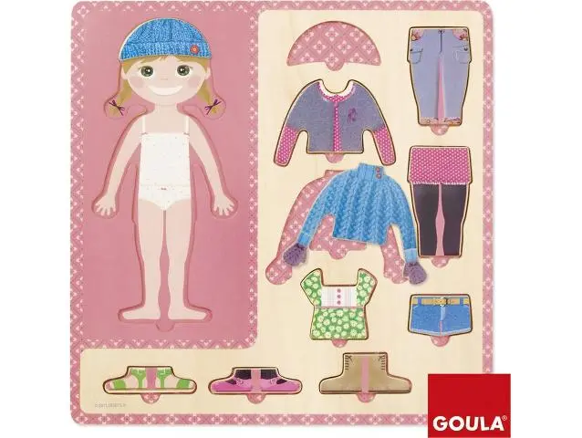 Imagen PUZZLE VESTIR NIA. GOULA