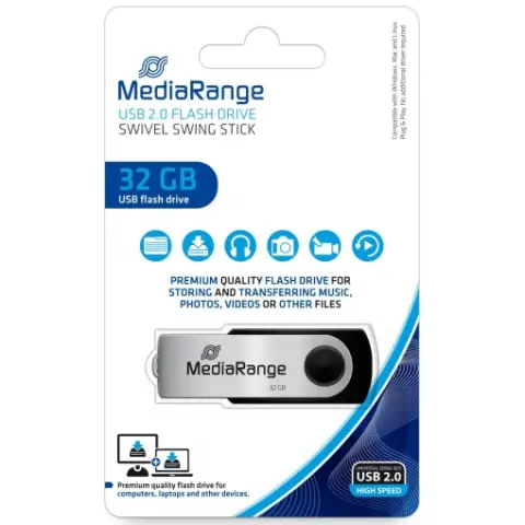 Imagen MEMORIA USB 2.0 32 GB. MEDIARANGE