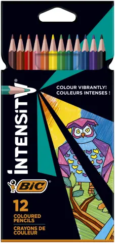 Imagen LAPICES DE COLORES BIC INTENSITY C/12