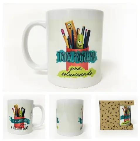 Imagen TAZA TODO PROBLEMA PROFES
