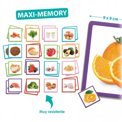 Imagen MAXI MEMORY ALIMENTOS SANOS. AKROS