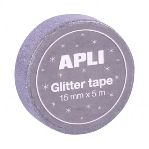 Imagen CINTA ADHESIVA GLITTER 15MM X 5M. APLI 3