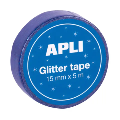 Imagen CINTA ADHESIVA GLITTER 15MM X 5M. APLI 5