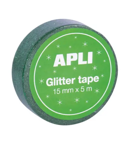 Imagen CINTA ADHESIVA GLITTER 15MM X 5M. APLI 6