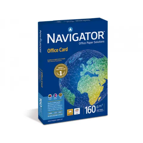 Imagen PAPEL A4 160GRS. NAVIGATOR. PAQUETE 250 HOJAS