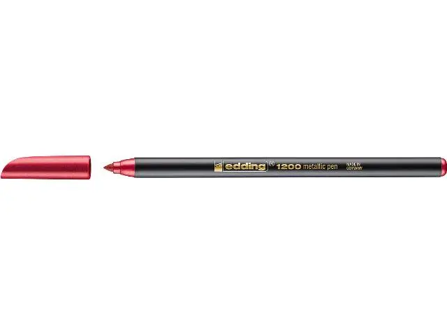 Imagen ROTULADOR EDDING 1200-72 ROJO METALIZADO