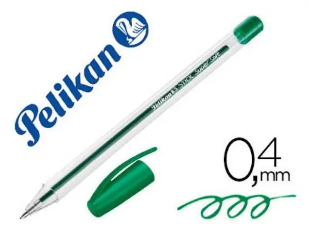 Imagen BOLIGRAFO STICK VERDE. PELIKAN