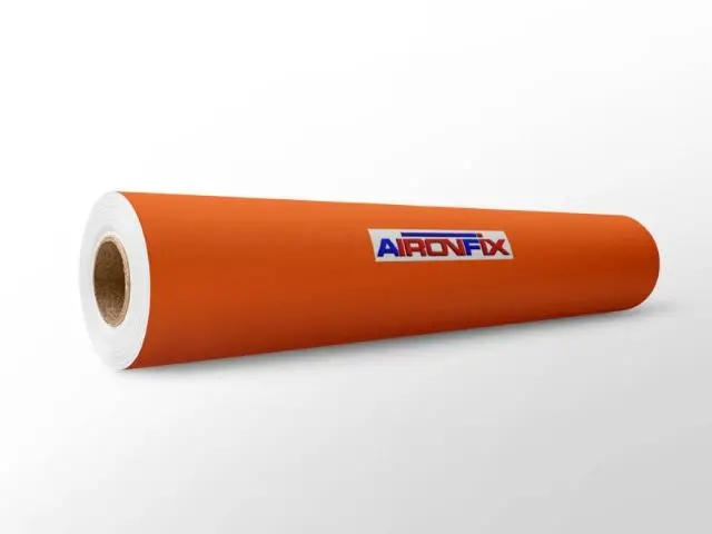 Imagen ROLLO PAPEL ADHESIVO 1X0,45MTR. NARANJA FLOR. AIRONFIX