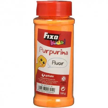 Imagen PURPURINA NARANJA FLUOR 100GR. FIXO