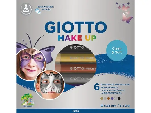 Imagen LAPICES DE MAQUILLAJE COLORES METLICOS. GIOTTO