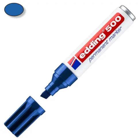 Imagen ROTULADOR PERMANENTE EDDING 500-03 AZUL