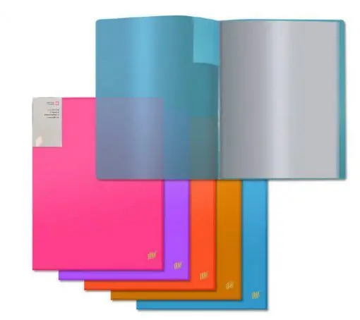 Imagen CARPETA 10 FUNDAS FLEXIBLE NEON.