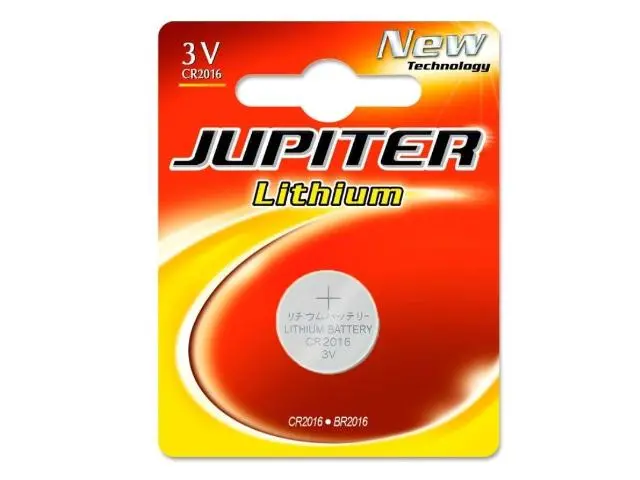 Imagen BLISTER 1 PILA BOTON LITIO CR2032. JUPITER