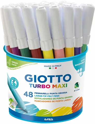 Imagen ROT. TURBO MAXI PACK ESCOLAR C/48 (2x24). GIOTTO