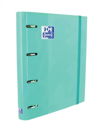 Imagen CARPEBLOCK 4 ANILLAS A4+ ICE MINT C/RECAMBIO 5X5. OXFORD