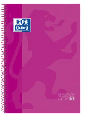 Imagen CUADERNO A4 5MM 80H 90GRS. MICRO. FUCSIA. OXFORD 